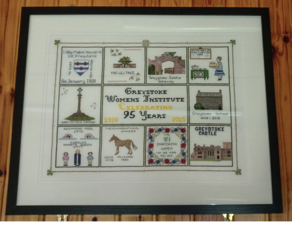 Greystoke WI 95th Anniversary Tapestry