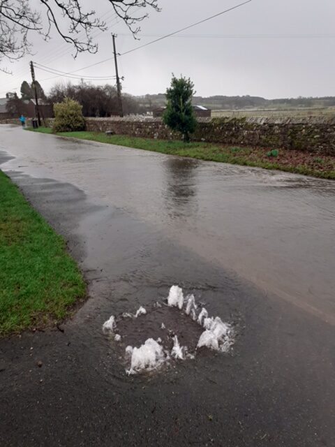 Flooding, Church Road, February 9th 2020.