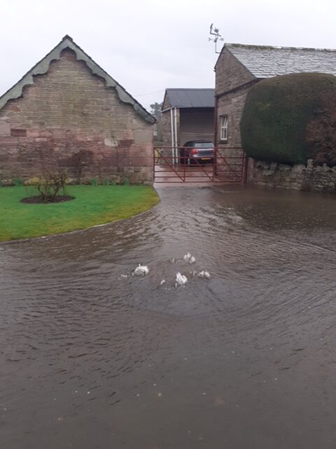 Flooding, Church Road, February 9th 2020.