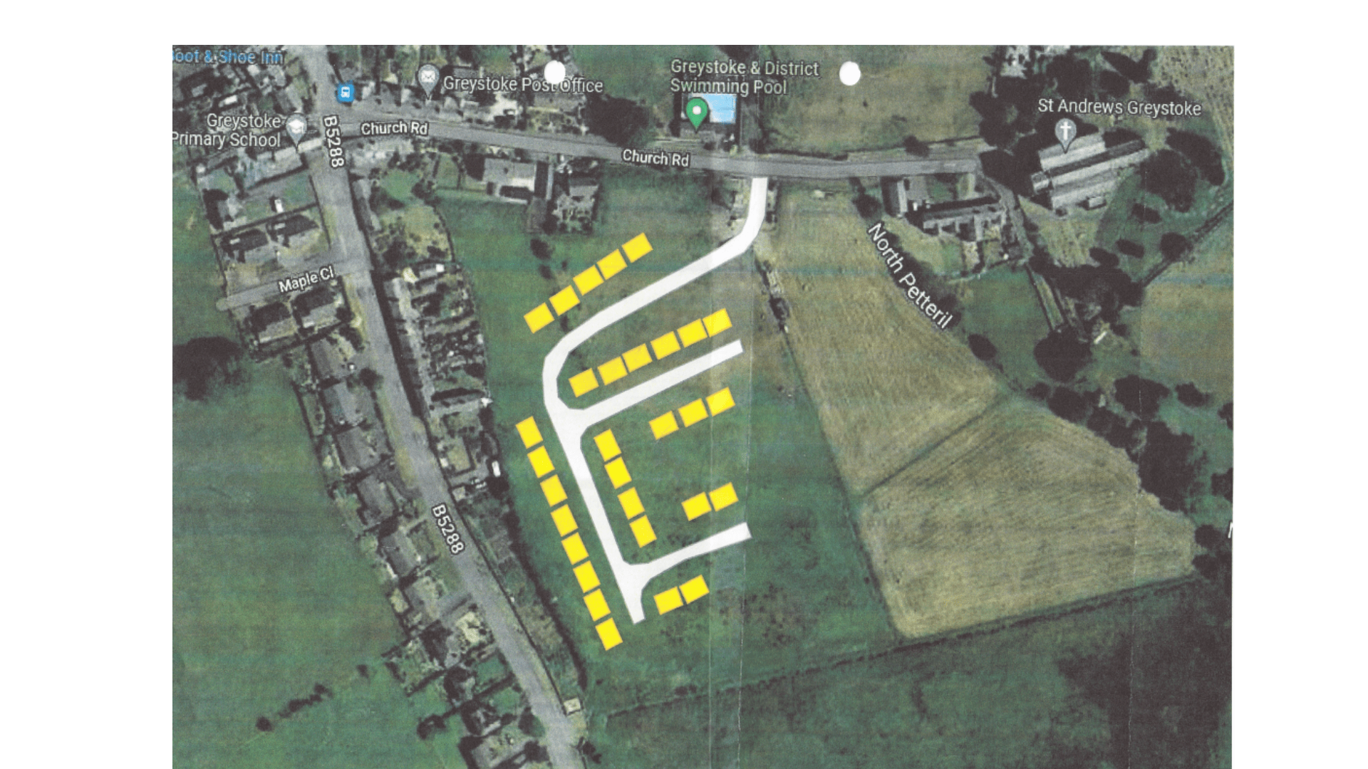 Atkinsons proposal handed out at the Parish Council meeting in May 2022