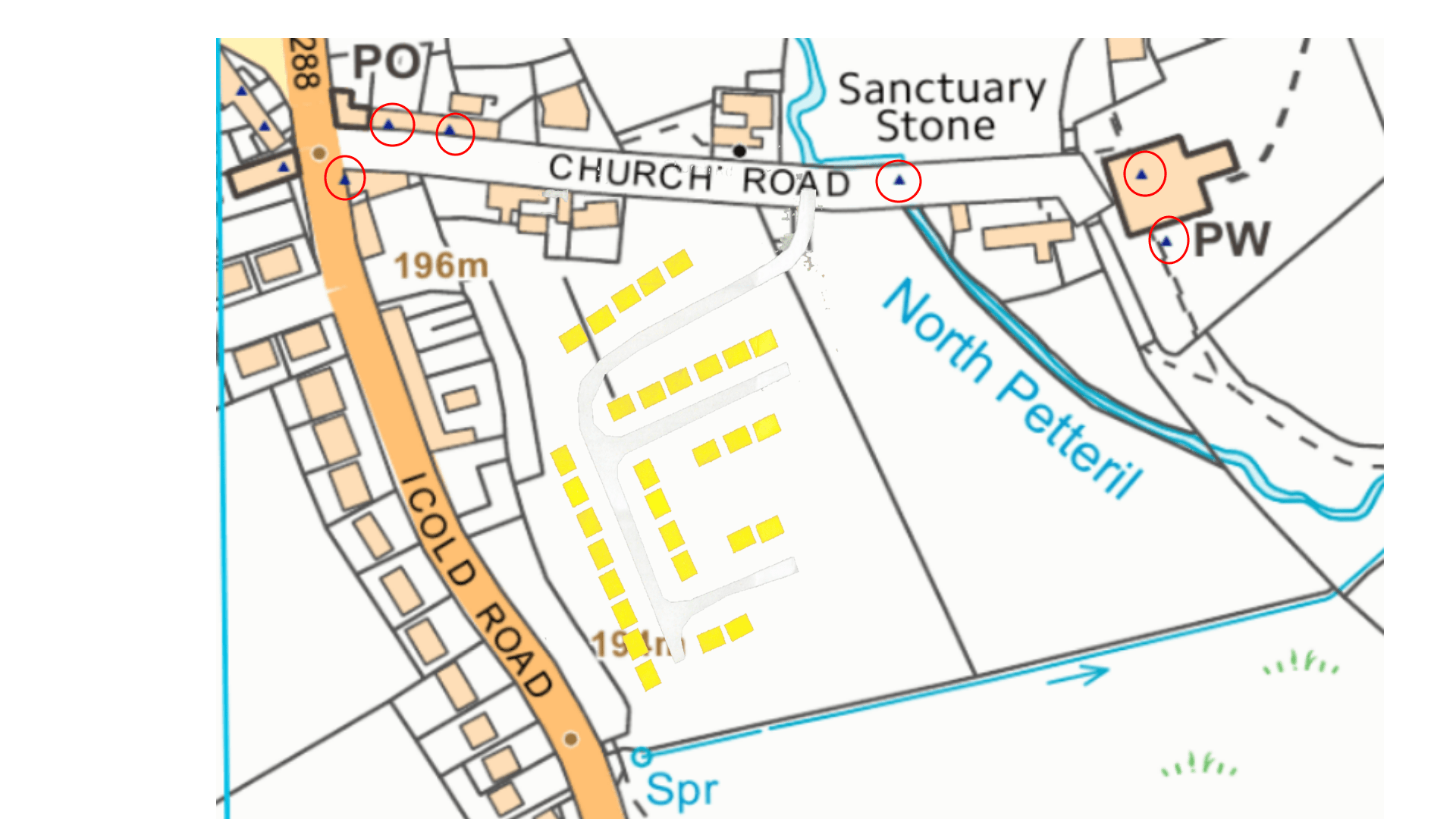 Listed Buildings Surrounding Proposal from Atkinsons